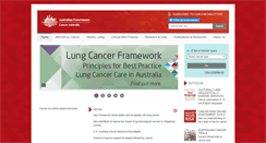 Desktop Screenshot of canceraustralia.gov.au